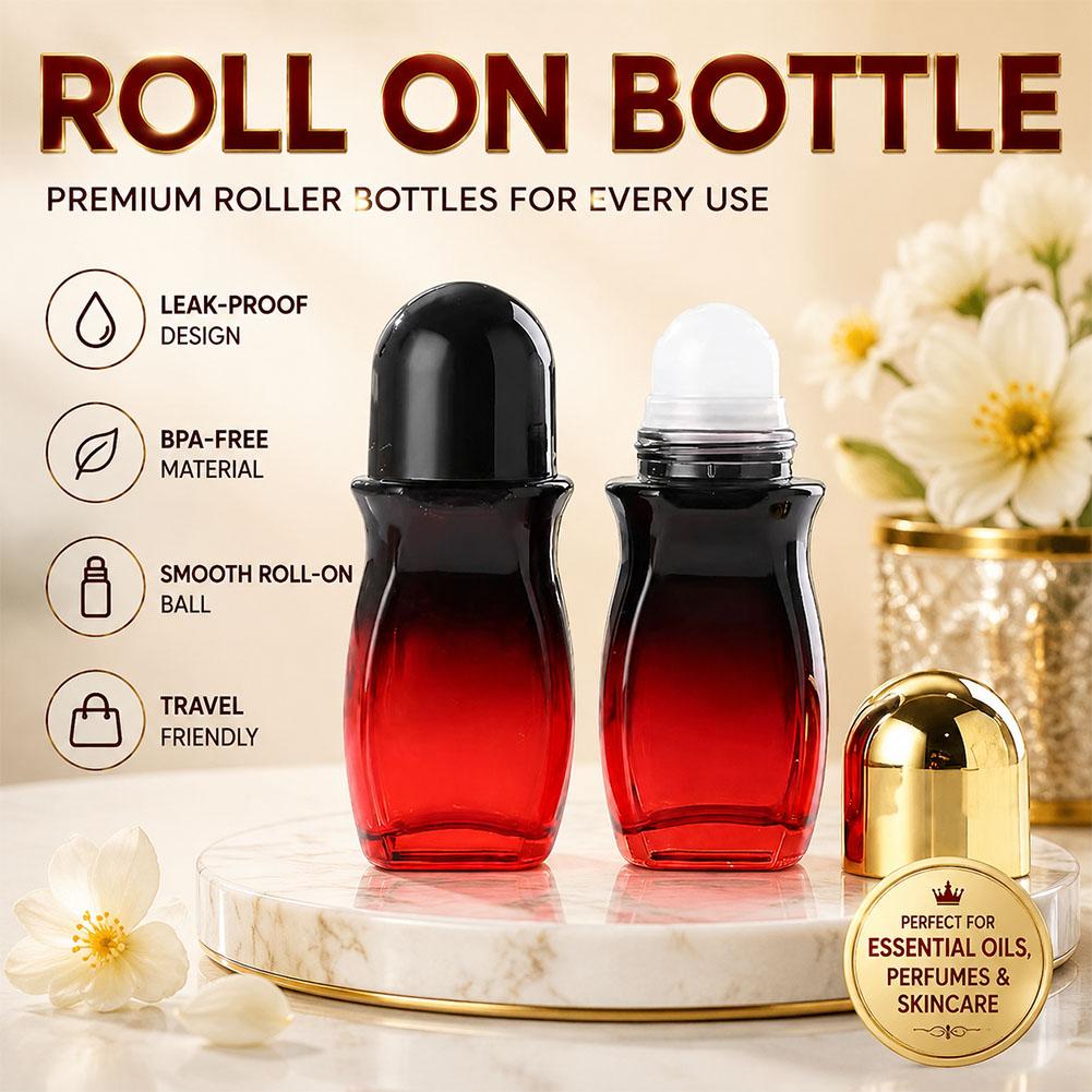 Attar Oil Roll On - Улучшенные толстостенные стеклянные роликовые флаконы для