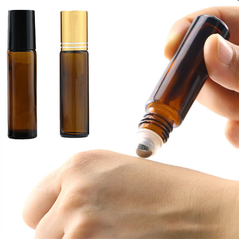 Attar Oil Roll On - 5 шт. 10/15 мл янтарные стеклянные