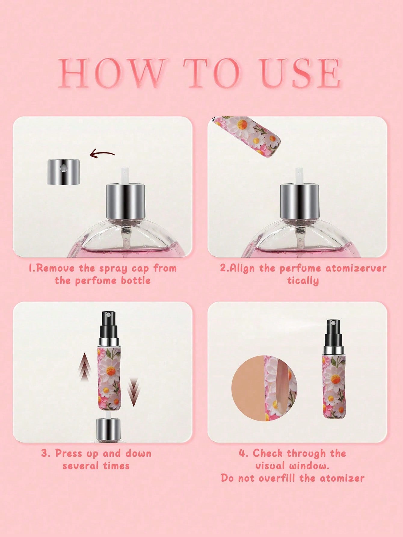 1/2 шт. Портативный флакон-спр – обзор и цена Fragrance Atomizer Pump